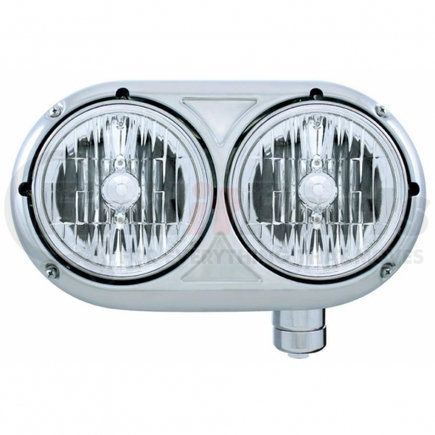 United Pacific 32186 Headlight Assembly Dual Headlight Peterbilt 359 Passenger