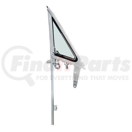 United Pacific 110781 Vent Window Assembly with Green Tinted Glass For 1964.5-66 Ford Mustang