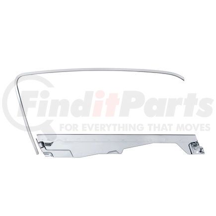 United Pacific 110612 Door Glass Frame and Channel Kit For 1964.5-66 Ford Mustang Fastback