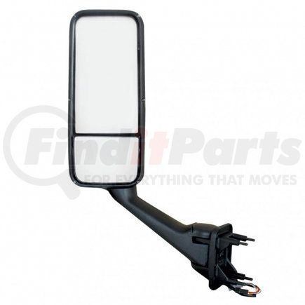 United Pacific 42773 Chrome Heated Mirror Assembly For Peterbilt 387/587 & Kenworth T2000/T700 - Driver