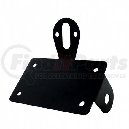 United Pacific 20619 Black "Bobber" Style Horizontal Side Mount Tail Light / License Bracket