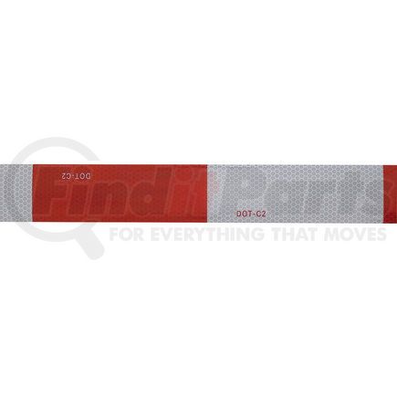 United Pacific 90613 DOT-C2 Reflective Tape - 6" White/6" Red