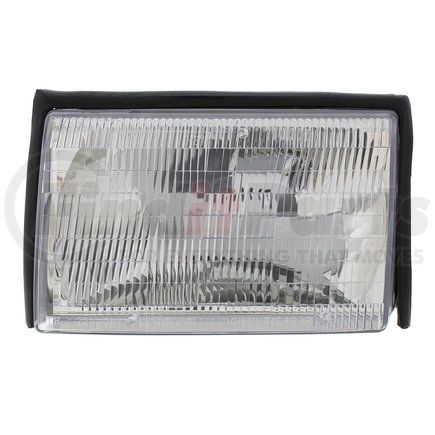 United Pacific 110133 Headlight Assembly For 1987-93 Ford Mustang - L/H