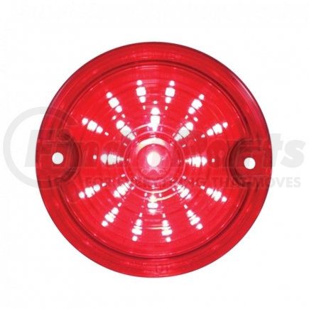 United Pacific 37575 21 LED 3.25" Dual Function Harley Signal Light w/ 1157 Plug - Red LED/Red Lens