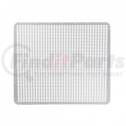 United Pacific 21062 Peterbilt Extended Hood Stainless Grille - Straight Oval Holes