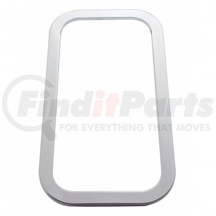 United Pacific 21741B Stainless Steel Exterior View Window Trim For 2005+ Peterbilt