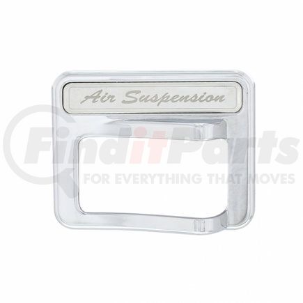 United Pacific 41764 2014+ Peterbilt Chrome Rocker Switch Cover - Air Suspension