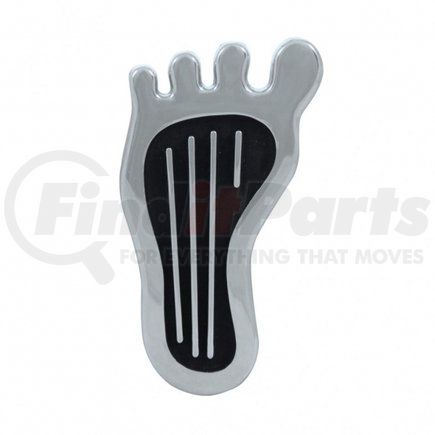United Pacific S1021 Chrome Barefoot Shape Dimmer Switch Cover