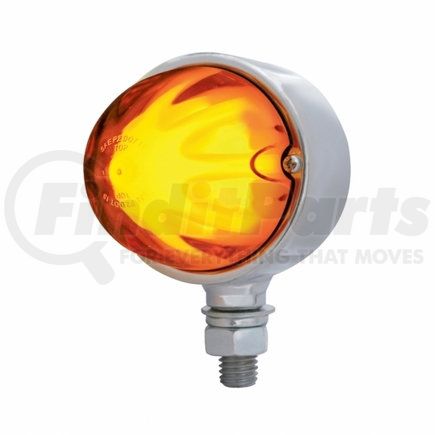 United Pacific 34430 9 LED Dual Function "GLO" Single Face Light - Amber LED/Amber Lens