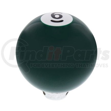 United Pacific 70756 Green 6 Ball Gearshift Knob