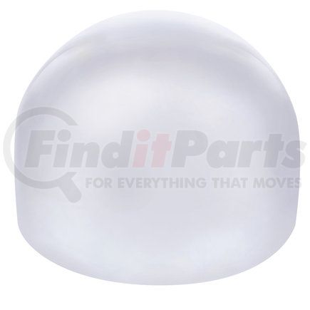 United Pacific 10233 8 1/2" Chrome Fullmoon Rear Hub Cap