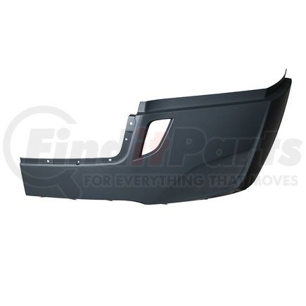 United Pacific 42464 Bumper Cover w/ Deflector Holes For 2018-2020 FL Cascadia Without Fog Lamp Hole - Driver