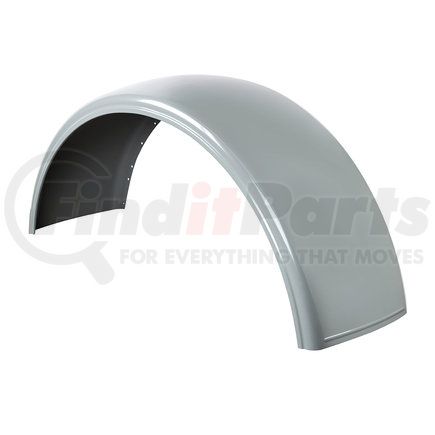 United Pacific 11020 Aluminum Front Fender For Peterbilt 357/379 - Driver