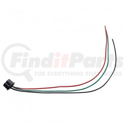 United Pacific 34222P 3 Contact Female Headlight Pigtail For H4 Halogen Bulb