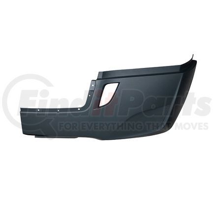 United Pacific 42460 Bumper Cover Without Deflector Holes For 2018-2020 FL Cascadia Without Fog Lamp Hole - Driver