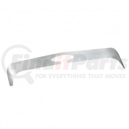 United Pacific 29002 Stainless Bug Deflector For Peterbilt 386