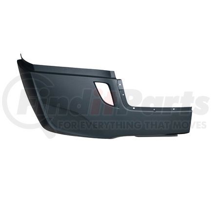 United Pacific 42461 Bumper Cover Without Deflector Holes For 2018-2020 FL Cascadia Without Fog Lamp Hole - Passenger