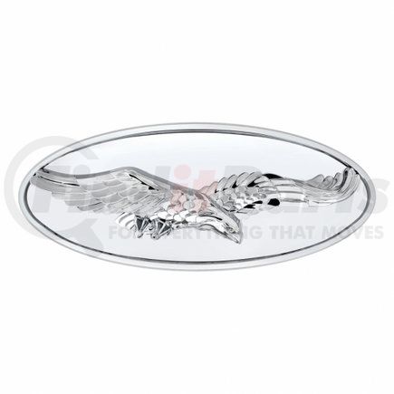 United Pacific 10964 Chrome Oval Emblem - 3D Eagle