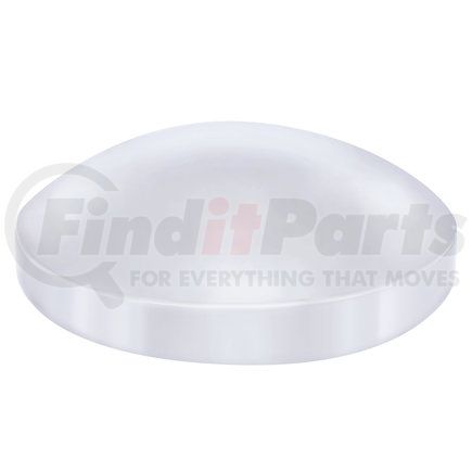 United Pacific 10240 8 1/2" Chrome Dome Rear Hub Cap For Mack