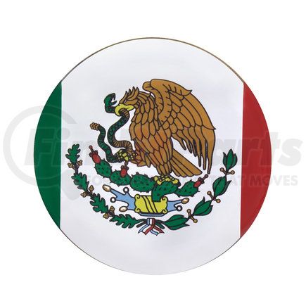 United Pacific 22943B 1-3/4" Round Glossy Sticker - Mexico Flag