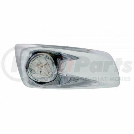 United Pacific 42753 Bumper Light Bezel w/ 19 Amber LED Watermelon Light For 2007- 17 KW T660- Passenger - Clear Lens