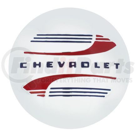 United Pacific C4148F Chevrolet Script Hubcap For 1941-48 Chevy Car and Truck