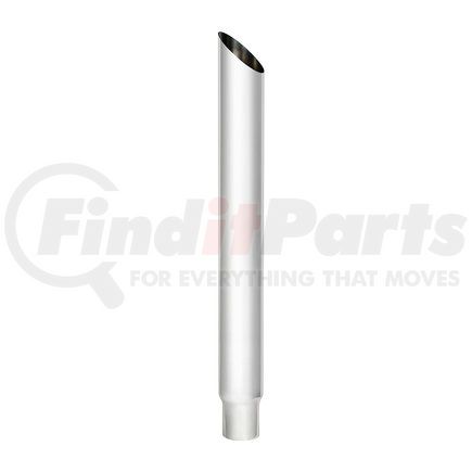 United Pacific M3-65-096 6" Mitred Reduce To 5" O.D. Bottom Exhaust - 96" L