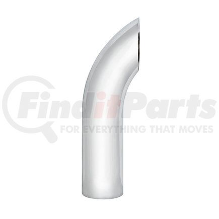 United Pacific C1-5-072 5" Curved Plain Bottom Exhaust - 72"L