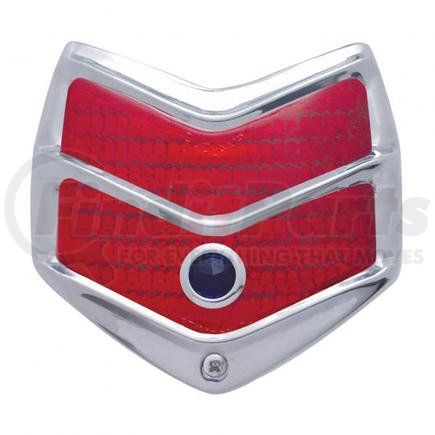 United Pacific F4004BD Tail Light Assembly with Blue Dot Lens For 1940 Ford Passenger Car