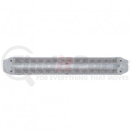 United Pacific 37667 Dual 14 LED 12" Turn Signal Light Bars - Amber LED/Clear Lens