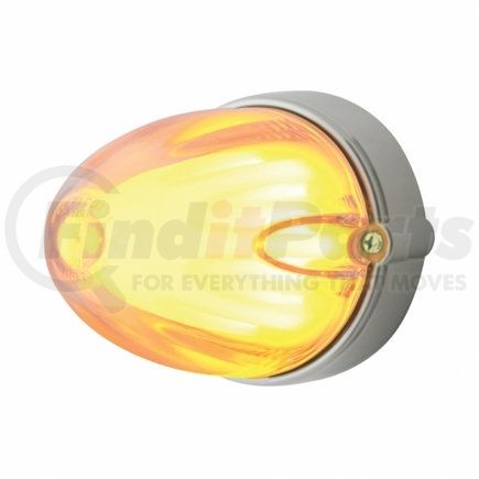 United Pacific 34445 9 LED Dual Function "Glo" Watermelon Grakon 1000 Flush Mount Kit - Amber LED/Clear Lens