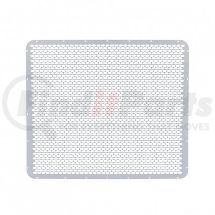 United Pacific 21061 Peterbilt Extended Hood Stainless Grille - Alternating Oval Holes