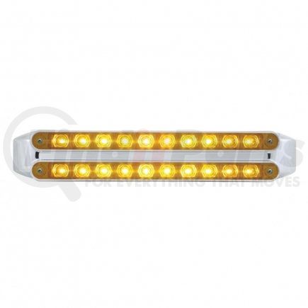United Pacific 37324 Dual 10 LED 9" Turn Signal Light Bars - Amber LED/Amber Lens