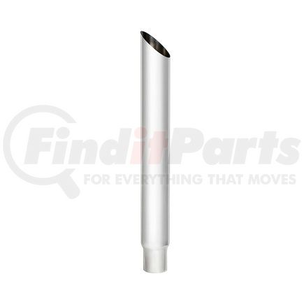 United Pacific M3-65-060 6" Mitred Reduce To 5" O.D. Bottom Exhaust - 60" L