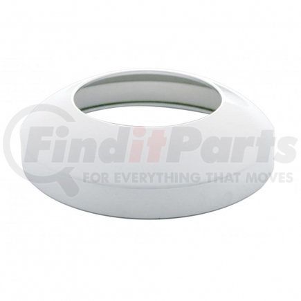 United Pacific 10205 8" Chrome Rear Hub Cap with Hubometer Cutout