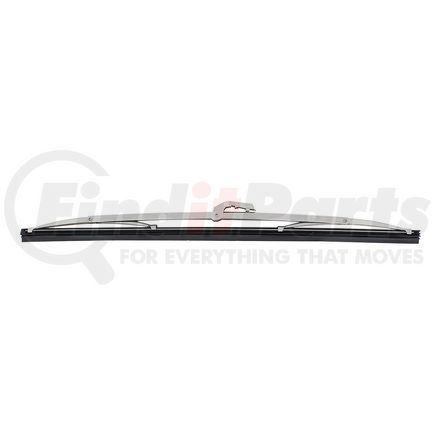 United Pacific 110424 15" Bayonet Type Polished Stainless Steel Wiper Blade