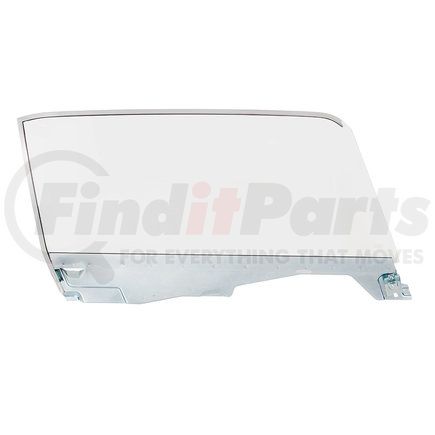 United Pacific 110604 Untinted Door Glass Assembly For 1964.5-66 Ford Mustang Convertible