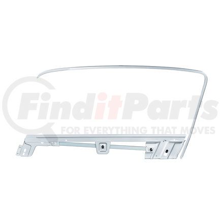 United Pacific 110637 Door Glass Frame Kit For 1967-68 Ford Mustang Fastback