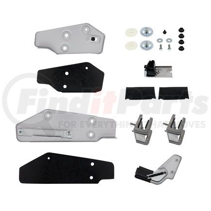 United Pacific 110642 Door Glass Mounting Bracket and Guide Set For 1969-70 Ford Mustang