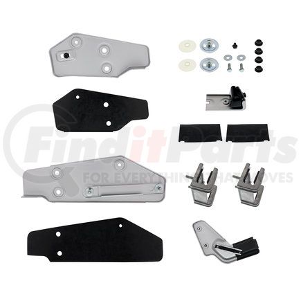 United Pacific 110643 Door Glass Mounting Bracket and Guide Set For 1969-70 Ford Mustang