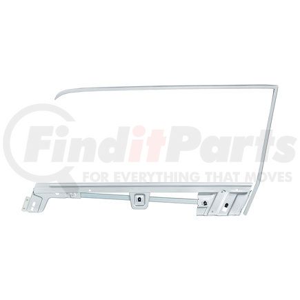 United Pacific 110633 Door Glass Frame Kit For 1967-68 Ford Mustang Coupe