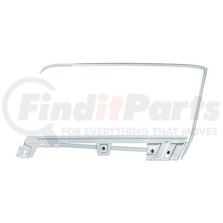 United Pacific 110635 Door Glass Frame Kit For 1967-68 Ford Mustang Convertible