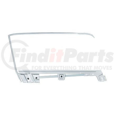 United Pacific 110634 Door Glass Frame Kit For 1967-68 Ford Mustang Convertible