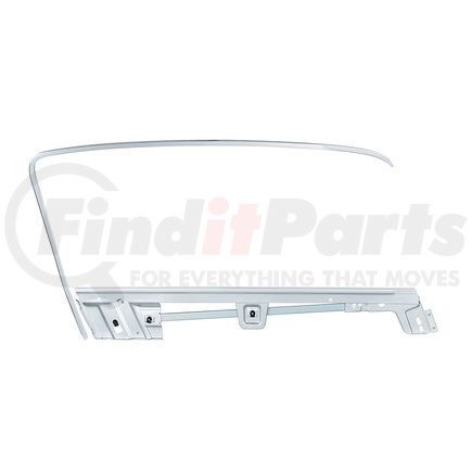United Pacific 110636 Door Glass Frame Kit For 1967-68 Ford Mustang Fastback