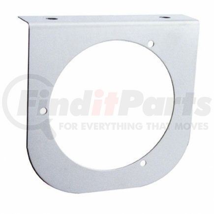 United Pacific 20422 Stainless Light Bracket with One 4" Light Cutout