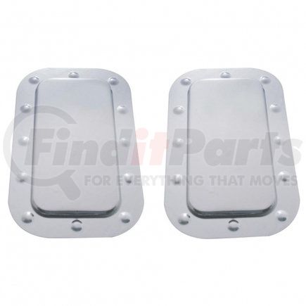 United Pacific 20563 Kenworth Vent Door Cover And Dimpled Trim Set