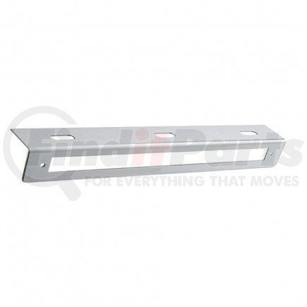 United Pacific 20770 12.75" Stainless Light Bracket with 12" Light Bar Cutout