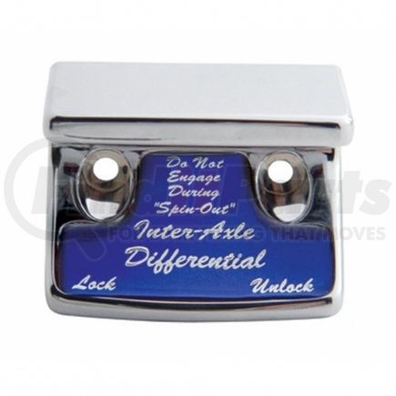 United Pacific 21010 "Axle Differential" Switch Guard - Blue Sticker