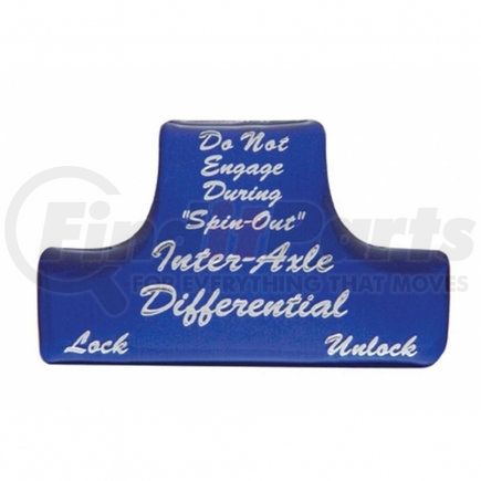 United Pacific 21010-1B "Axle Differential" Switch Guard Sticker Only - Blue