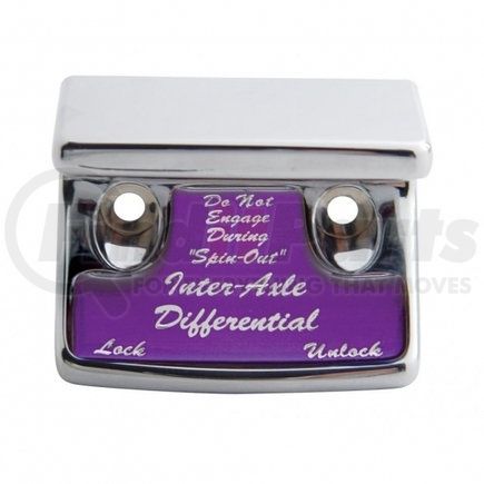 United Pacific 21013 "Axle Differential" Switch Guard - Purple Sticker